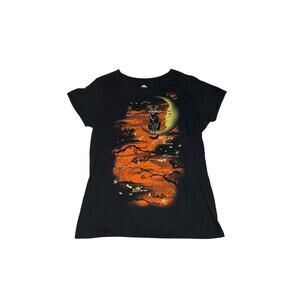 Celebrate Halloween Black And Orange Short Sleeve T-shirt Size XL (16-18)
